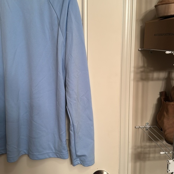 Pro-Spirit quarter zip pullover. Light blue. XL - Picture 4 of 6